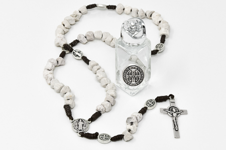 Miraculous Stone Rosary Beads.