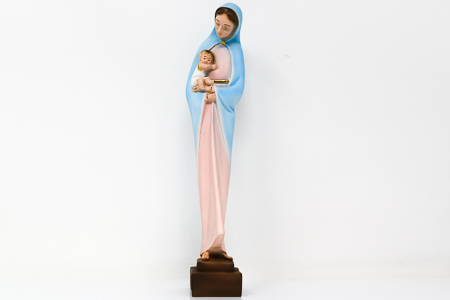 Virgin Mary with Child Statue.