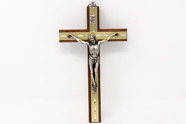 Mahogany Wooden Crucifix.