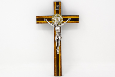Solid Olive Wood Crucifix