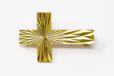 Gold Cross Brooch.