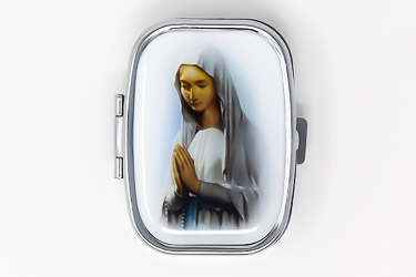 Our Lady of Lourdes Pill Box.