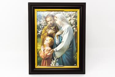 Holy Family Wood Picture.