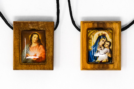 Wooden Scapular Necklace