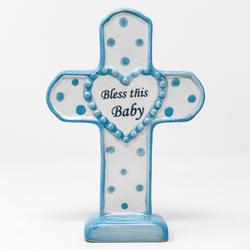 This Baby Cross For a Boy.