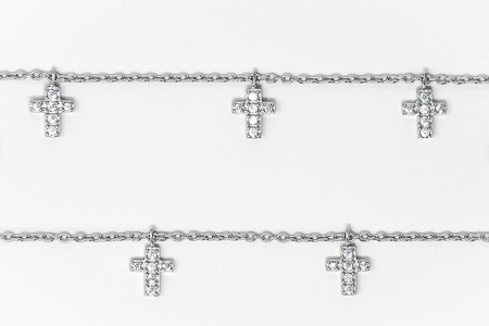 Silver Lourdes Rosary Bracelet 