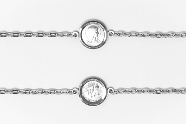 Apparition Sterling Silver Bracelet with Rhodium Plating