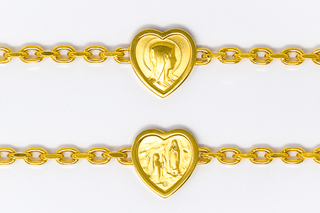 Lourdes Heart Apparition Bracelet.