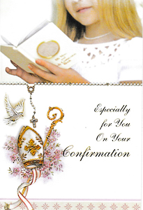 Confirmation Card for a Girl.