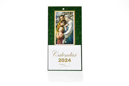 2024 Holy Family Standing Calendar.