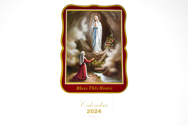 Lourdes 2024 Calendar.