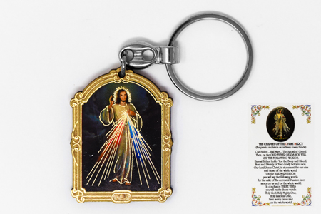 Sacred Heart of Jesus Key Ring & Prayer Card.