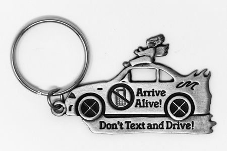 Key Ring Don't Text & Drive.