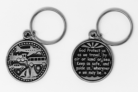 Travel Protection Key Ring.