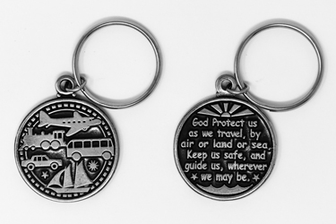 Travel Protection Key Ring.