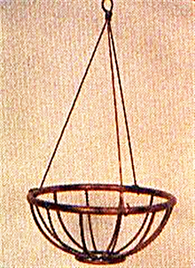 Copper Hanging Basket for your indoor or outdoor plants