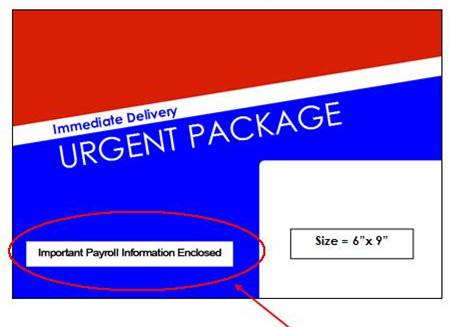 Payroll Industry Mailing Envelopes