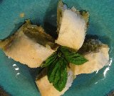 Pesto Potatoes Rolled in Phyllo Dough