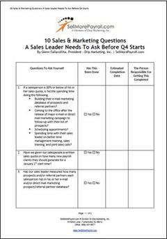 10 Sales And Marketing Questions To Ask Before Q4 Starts