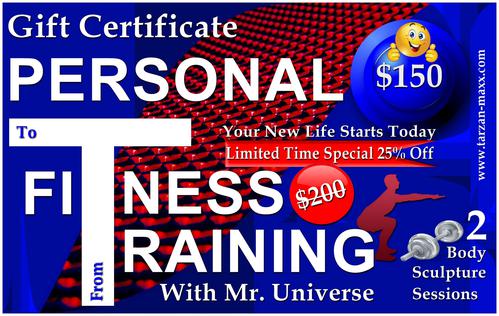 Gift Certificate Personal Trainer