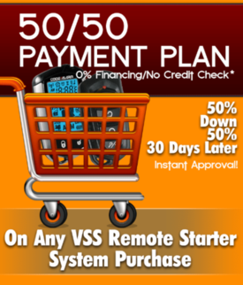 50 50 Remote Starter Payment Plan
